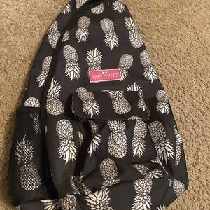 Simply Southern Black and White Pineapple Backpack